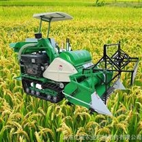 履帶式稻麥?zhǔn)崭顧C(jī) 柴油式全自動(dòng)收割機(jī) 自動(dòng)裝袋收割脫粒機(jī)